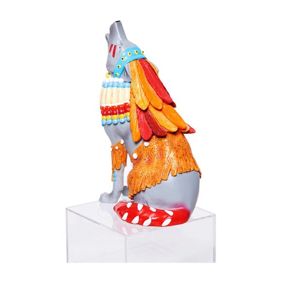 Westland Giftware Chief Cry Wolf Figurine WG-19313 Call of the Wolf Collection - Picture 5 of 8
